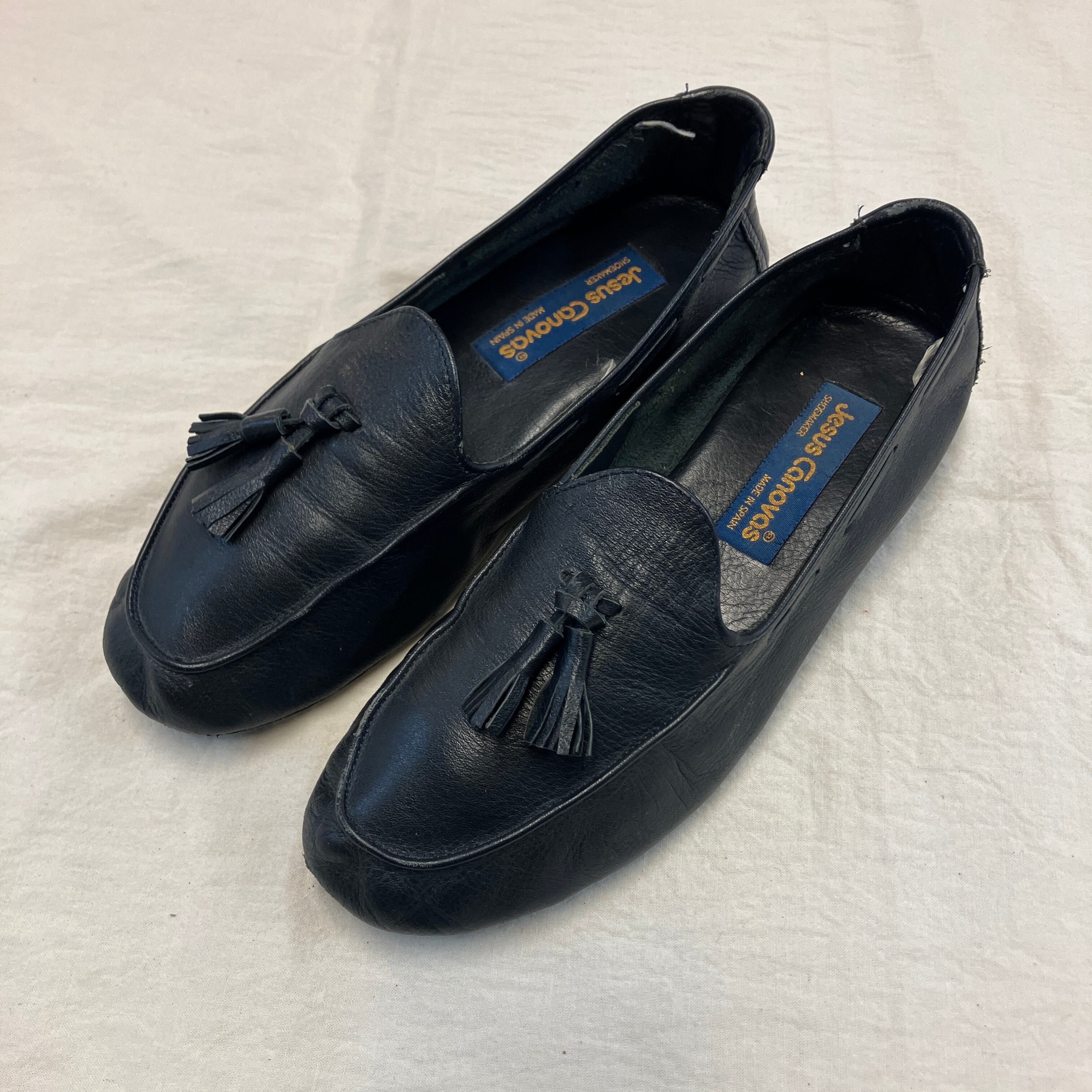 JESUS CANOVAS TASSEL LEATHER SLIP ON《39》 | safarionline