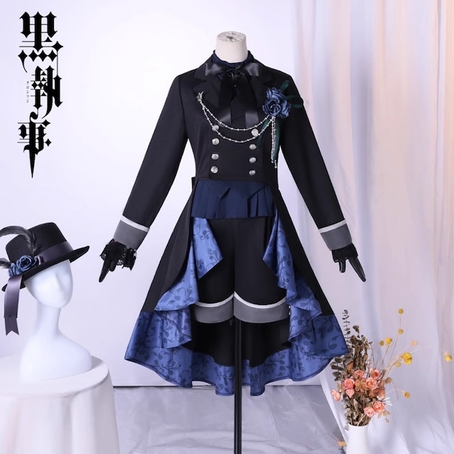 ハロウィン コスプレ 黒執事 オールインワン 男装 皇子系 少年装 イベント衣装 舞台衣装