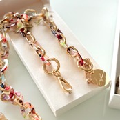 【CASSY ECAILLE (キャシー・エカイユ ベッコウ)】ラコックフランセーズ スマホストラップ   la coque francaise 携帯チェーン スマホ ストラップ ショルダーチェーン スマホショルダー 携帯ストラップ 携帯ホルダー 肩がけ 全機種対応  おしゃれ  かわいい フランス直輸入