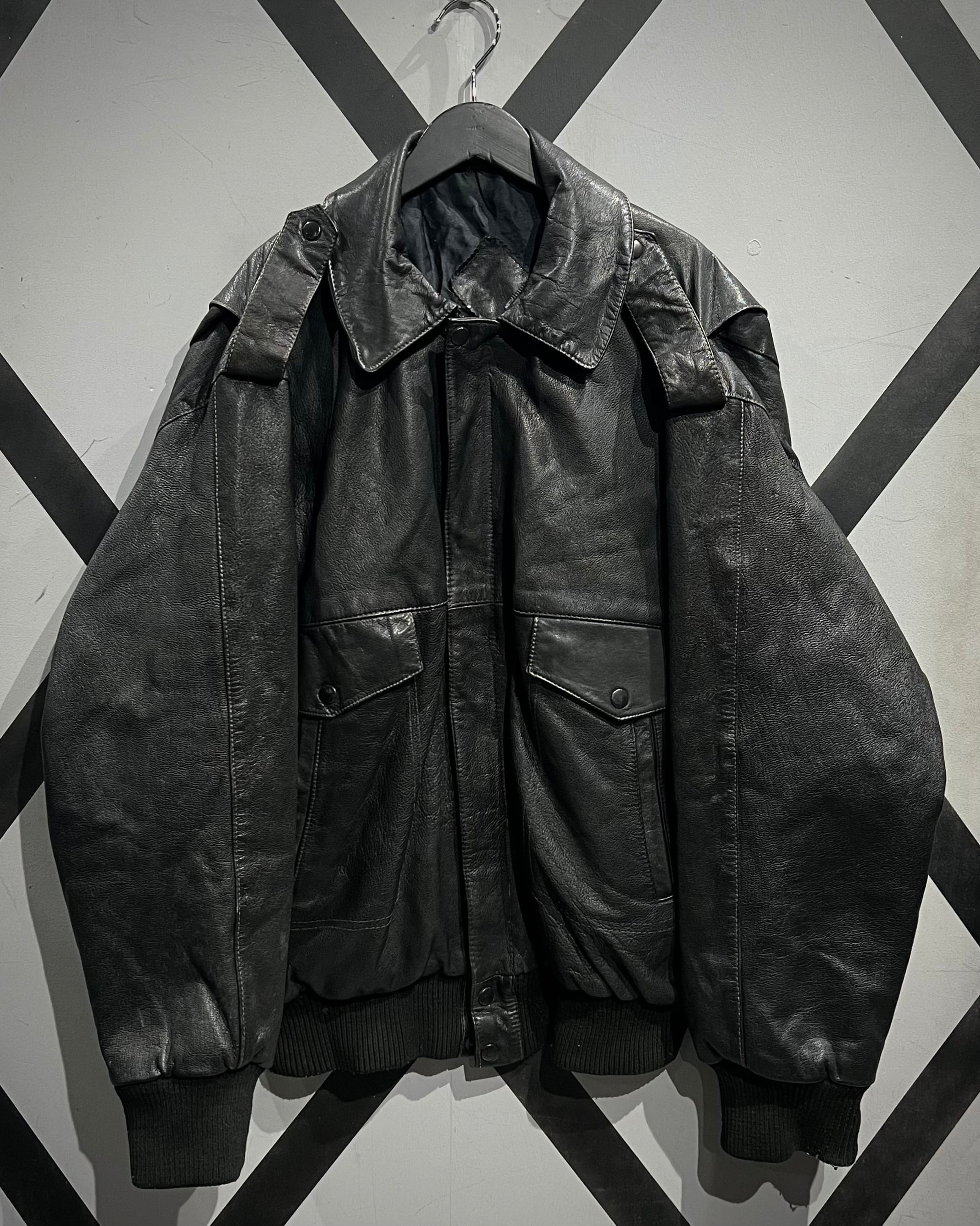 下北沢caka購入 レザーフライトジャケット a.k.a.C.a.k.a】Flight Detail Vintage Leather Jacket | Caka(カカ