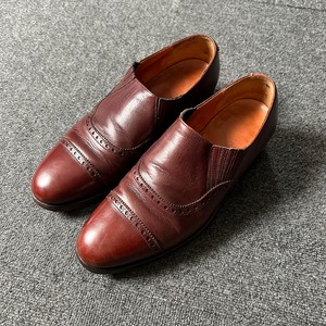POULSEN SKONE&CO LEATHER SIDE ELASTIC SHOES