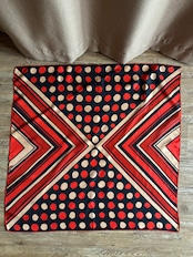 polka dot rétro silk scarf-5151-8