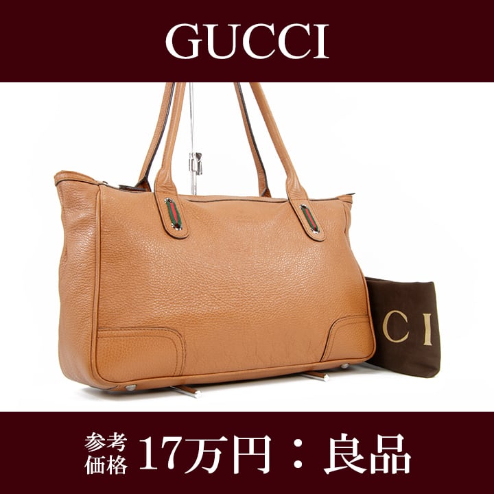 全額返金保証・送料無料・良品】GUCCI・グッチ・トートバッグ(シェリー