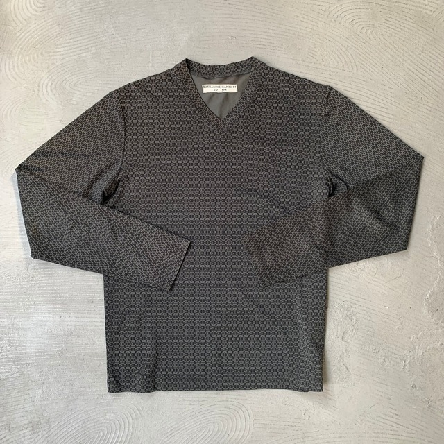 90's Old KATHARINE HAMNETT / Long sleeve T-shirt