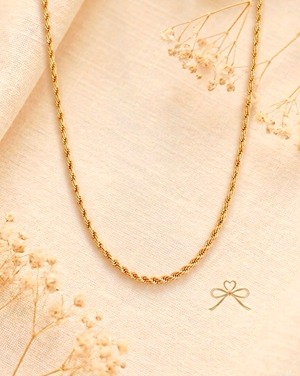 French Rope Chain Necklace［A822］