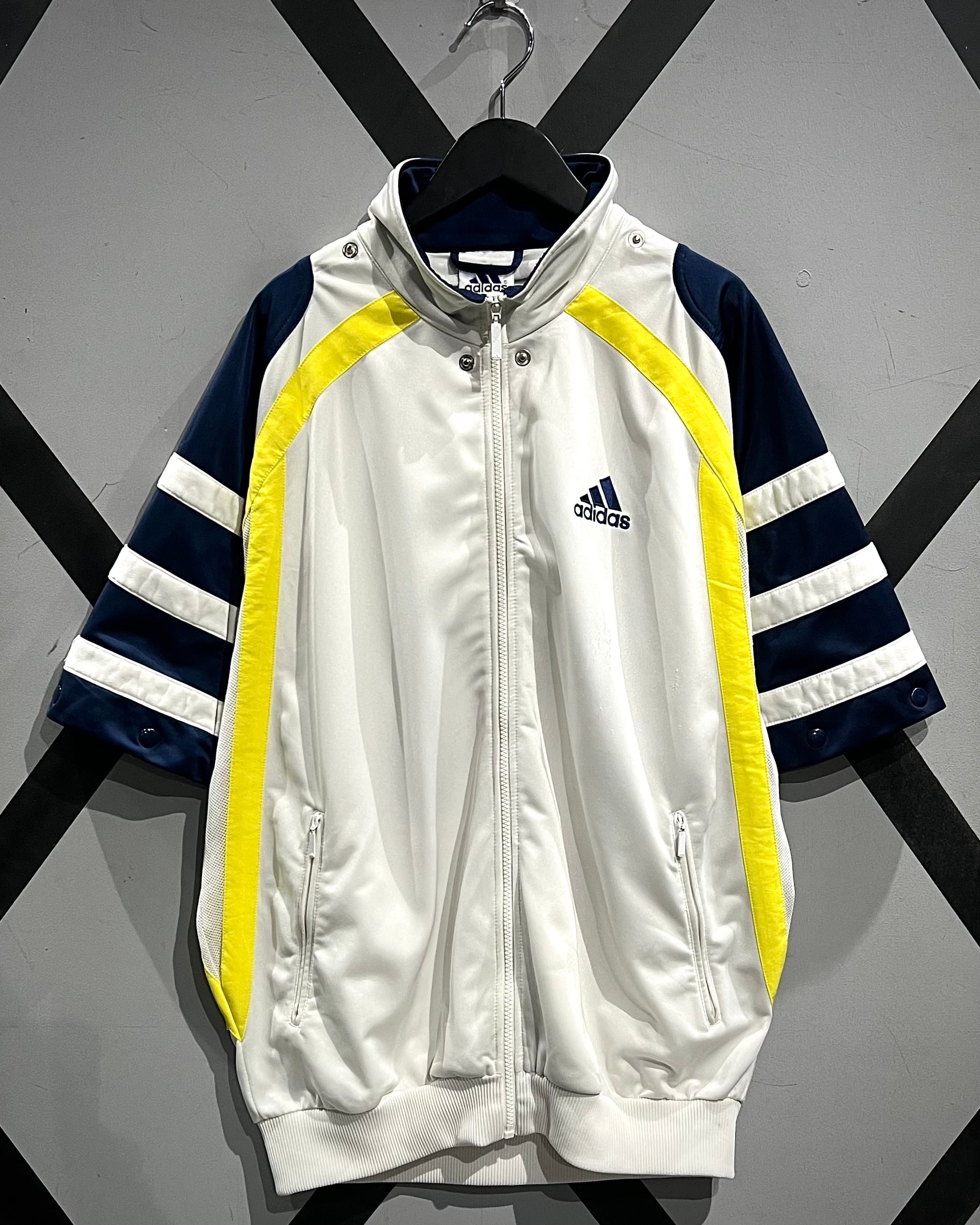 X VINTAGE】90's “adidas” Detachable Gimmick Vintage Hooded Track