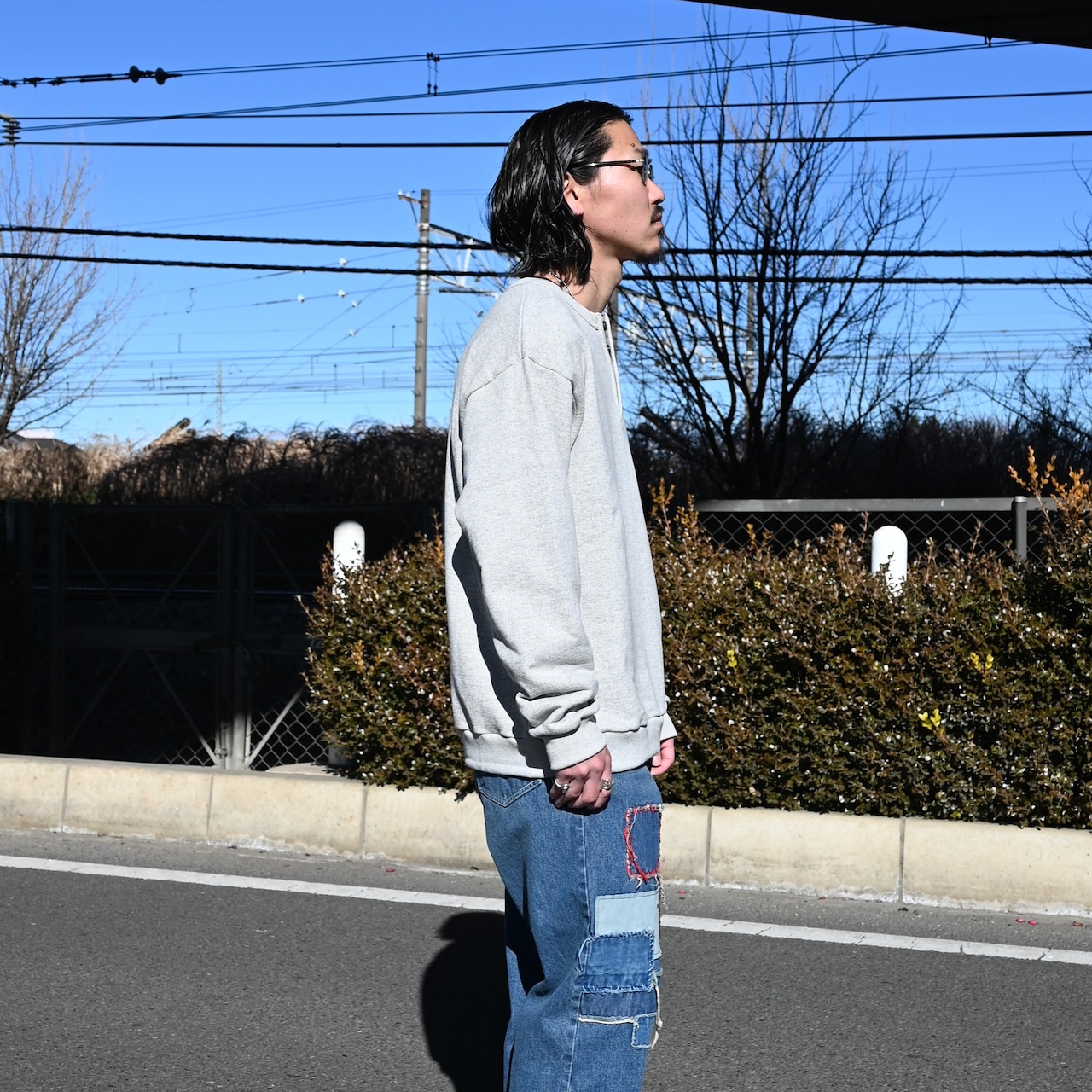 INTERIM / HENRY LOOP WHEEL SWEAT SHIRT