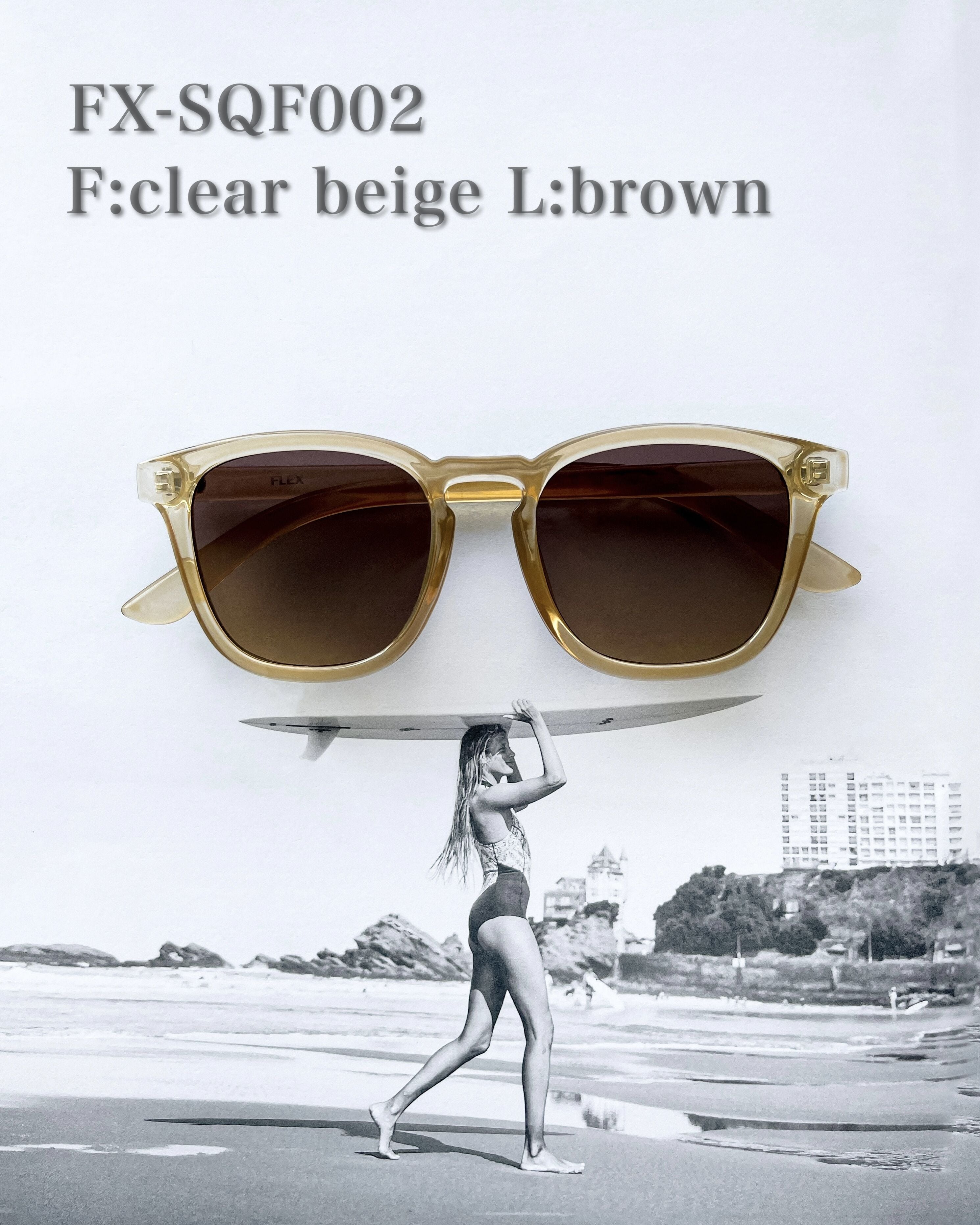 4colors】square frame sunglasses | FLEX公式ショップ / サングラスの