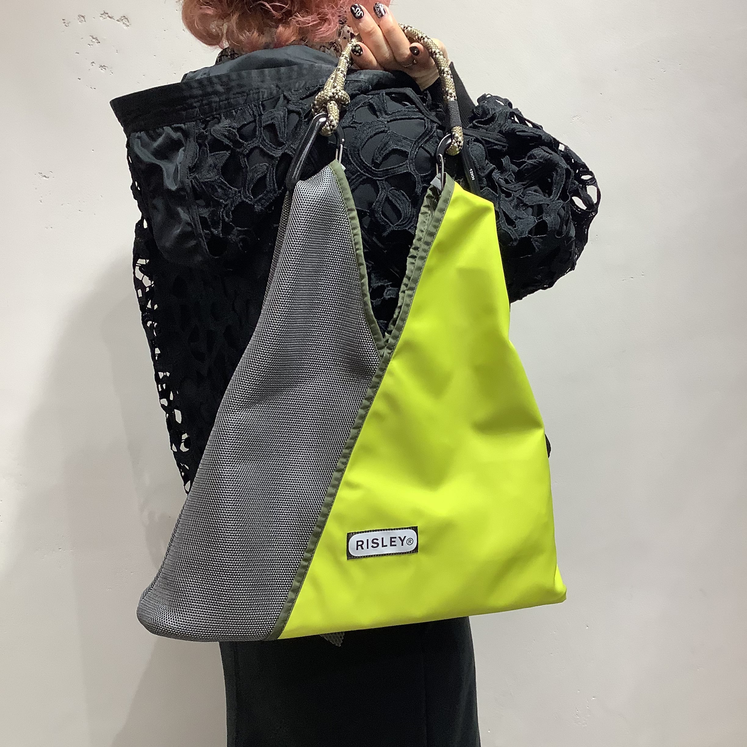 RISLEY×OUTDOOR(リズレイ×アウトドア)】トライアングルフリルメッシュ