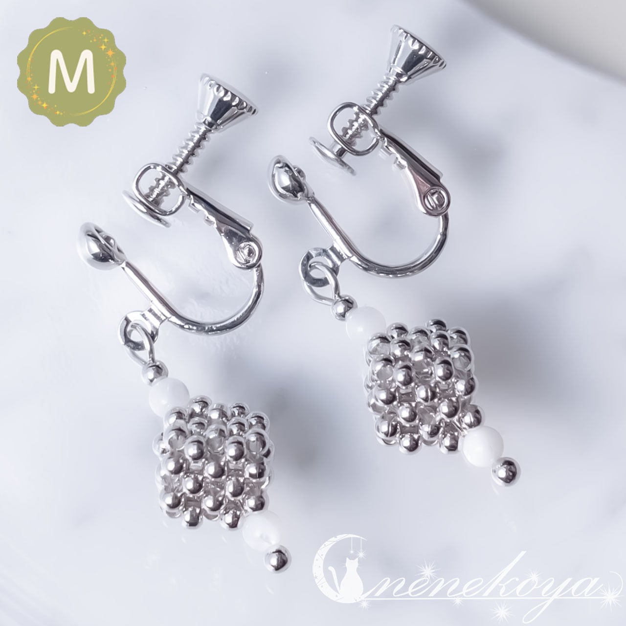 ゆら猫ピアス(E) | nenekoya