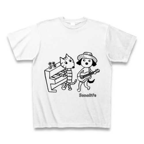 Tシャツ 「ソノライフ Duo-Style カラー;ホワイト」