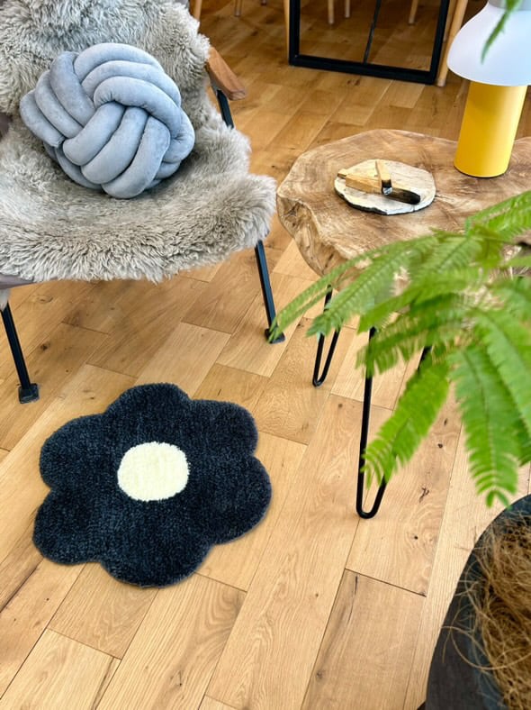 ラグ座布団 | タフティングスタジオTONE／デザインオフィスHIVE