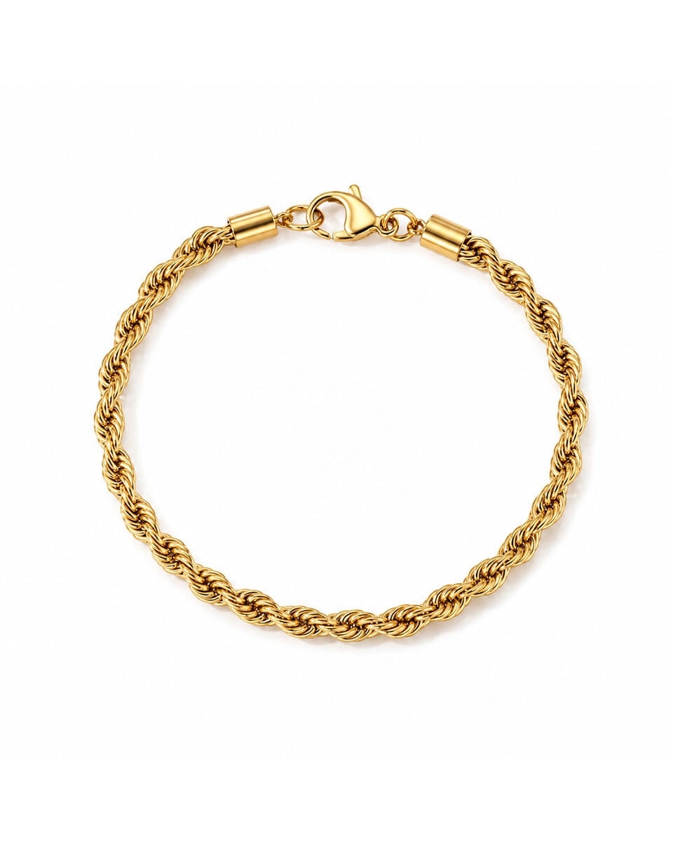 Twist chain bracelet
