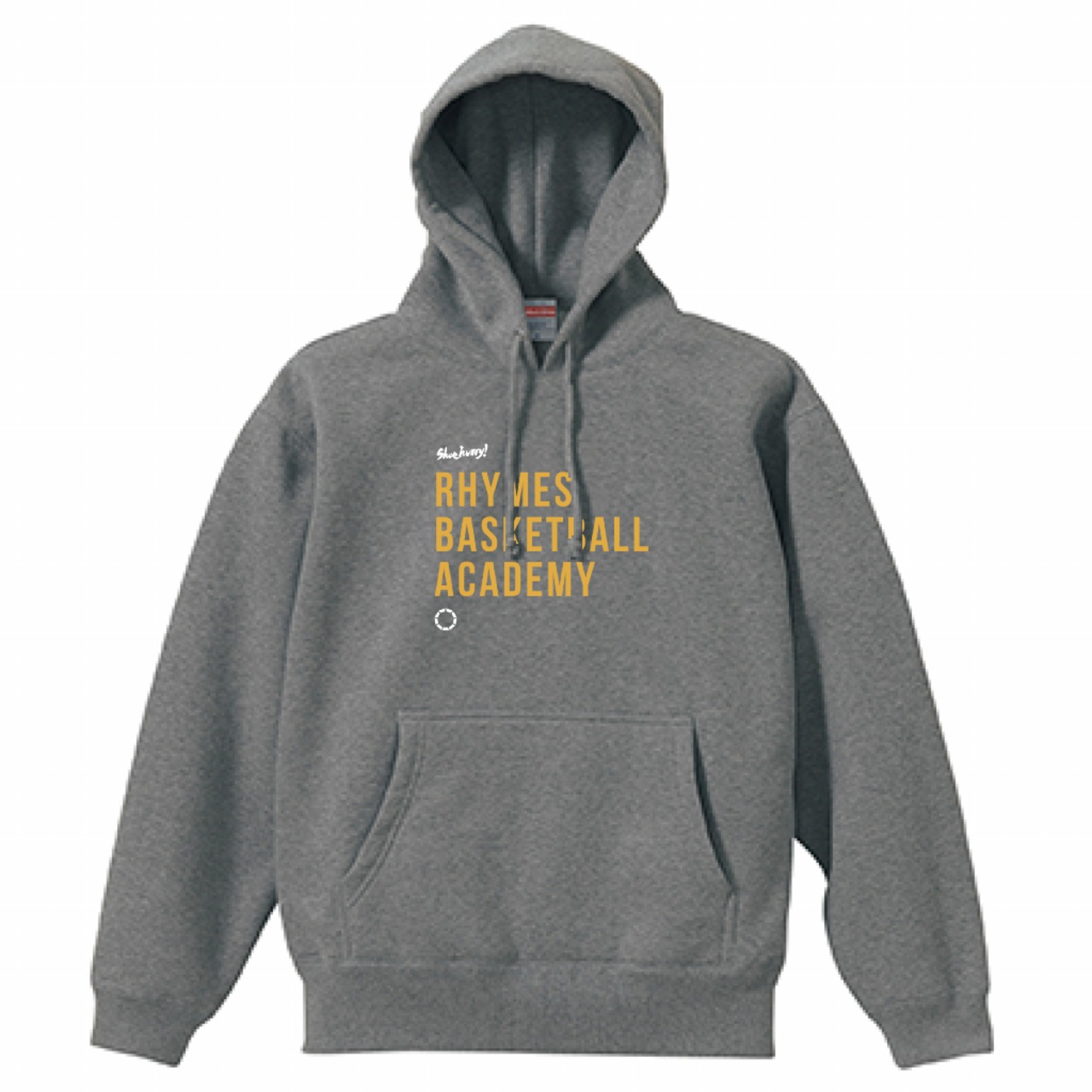 【RBA】 SCHOOL HOODIE (HEATHER GRAY/YELLOW) | 裏起毛パーカー(ブラック/イエロー) - 1