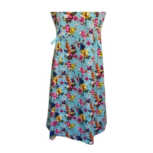 スーパービューティー ワンピース フレンチスリーブ ウェストリボン