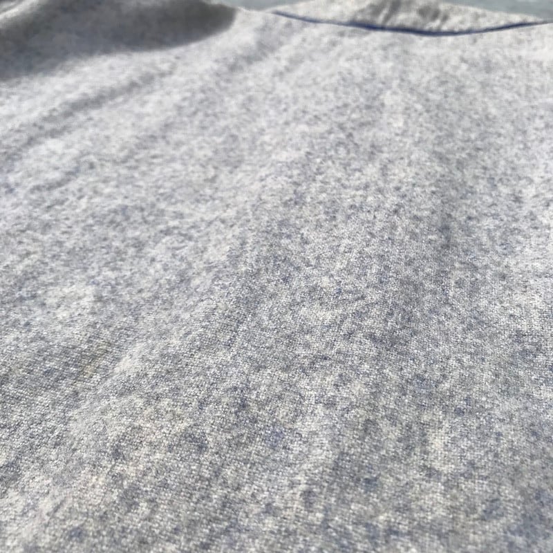 40's Rawlings ローリングス ウールベースボールシャツ グレー ブルー