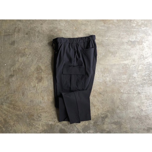 FLISTFIA (フリストフィア) Nylon Cargo Trousers Black