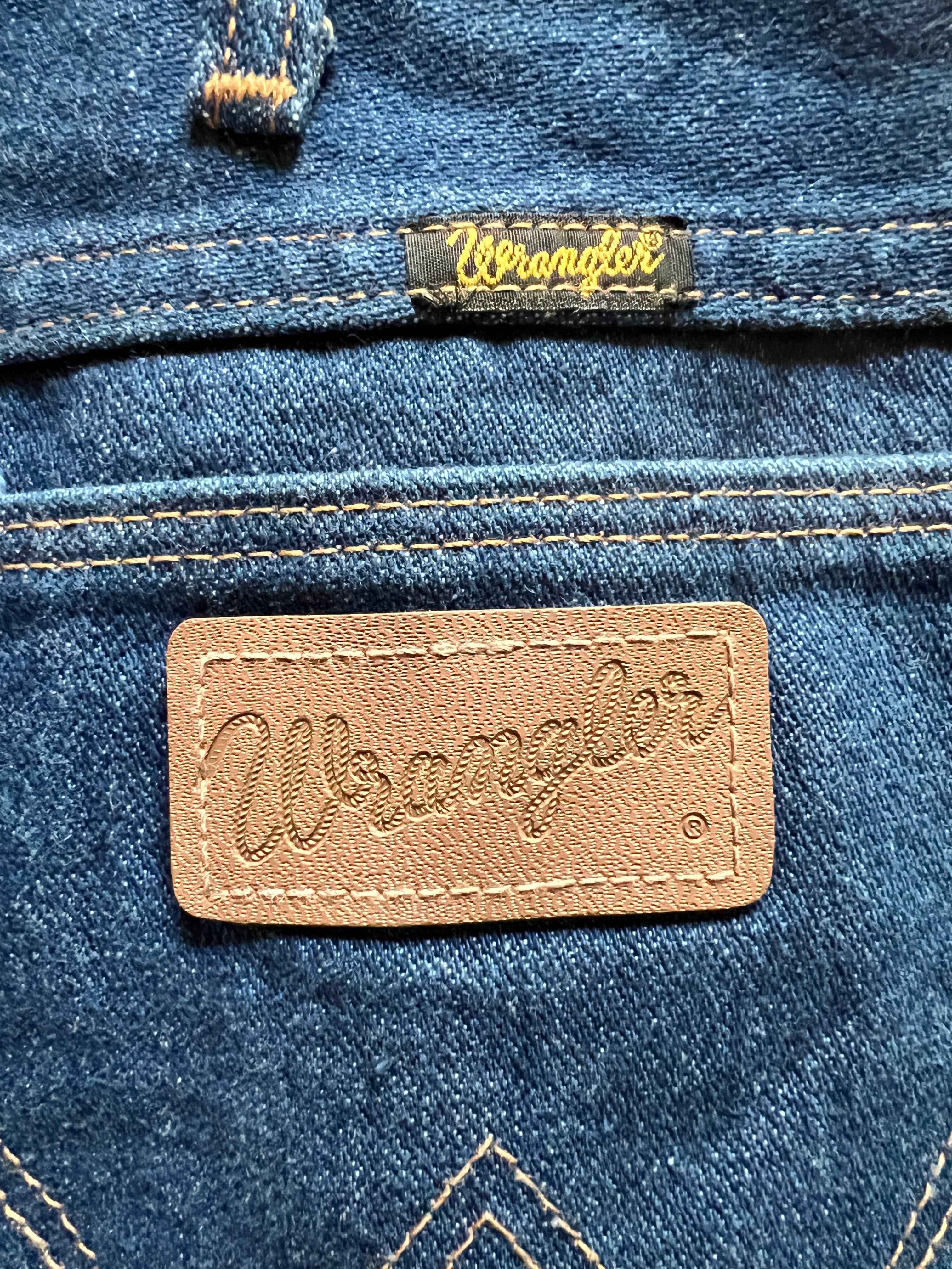 80's〜 Wrangler 13MWZ デニムパンツ 濃紺 表記(36×32) USA製