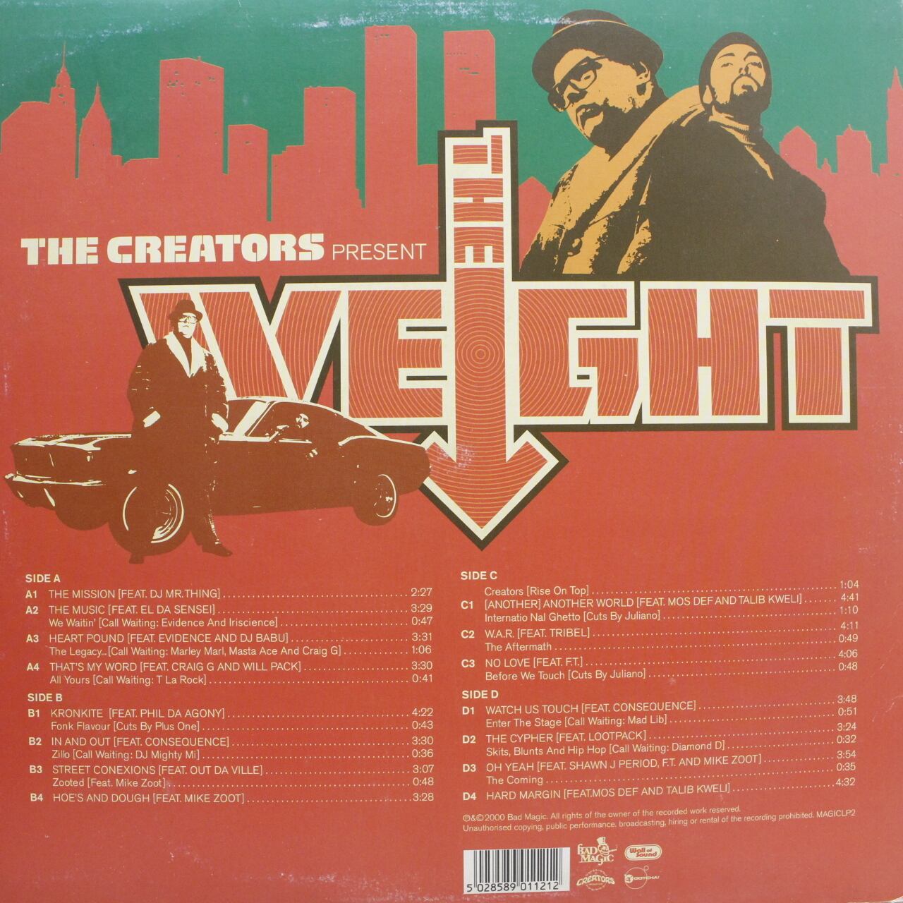 The Creators / The Weight [MAGICLP2] - 画像2