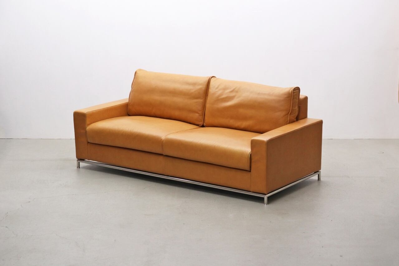 沼津店】Crastina クラスティーナ ULTIMA ウルティマ 本革 3Pソファ