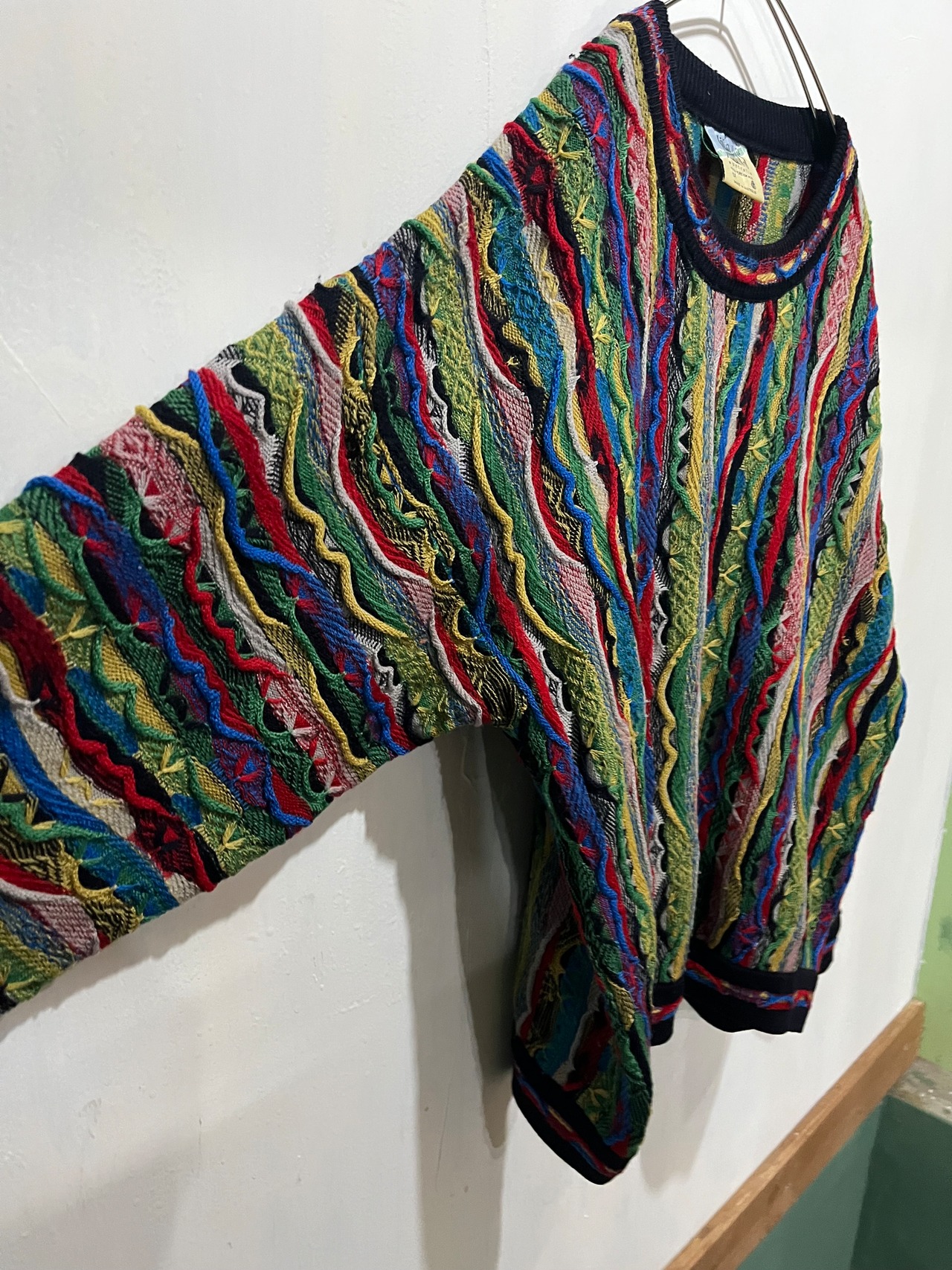 90's Limnos Multicollar Sweater Made in Australia【M】