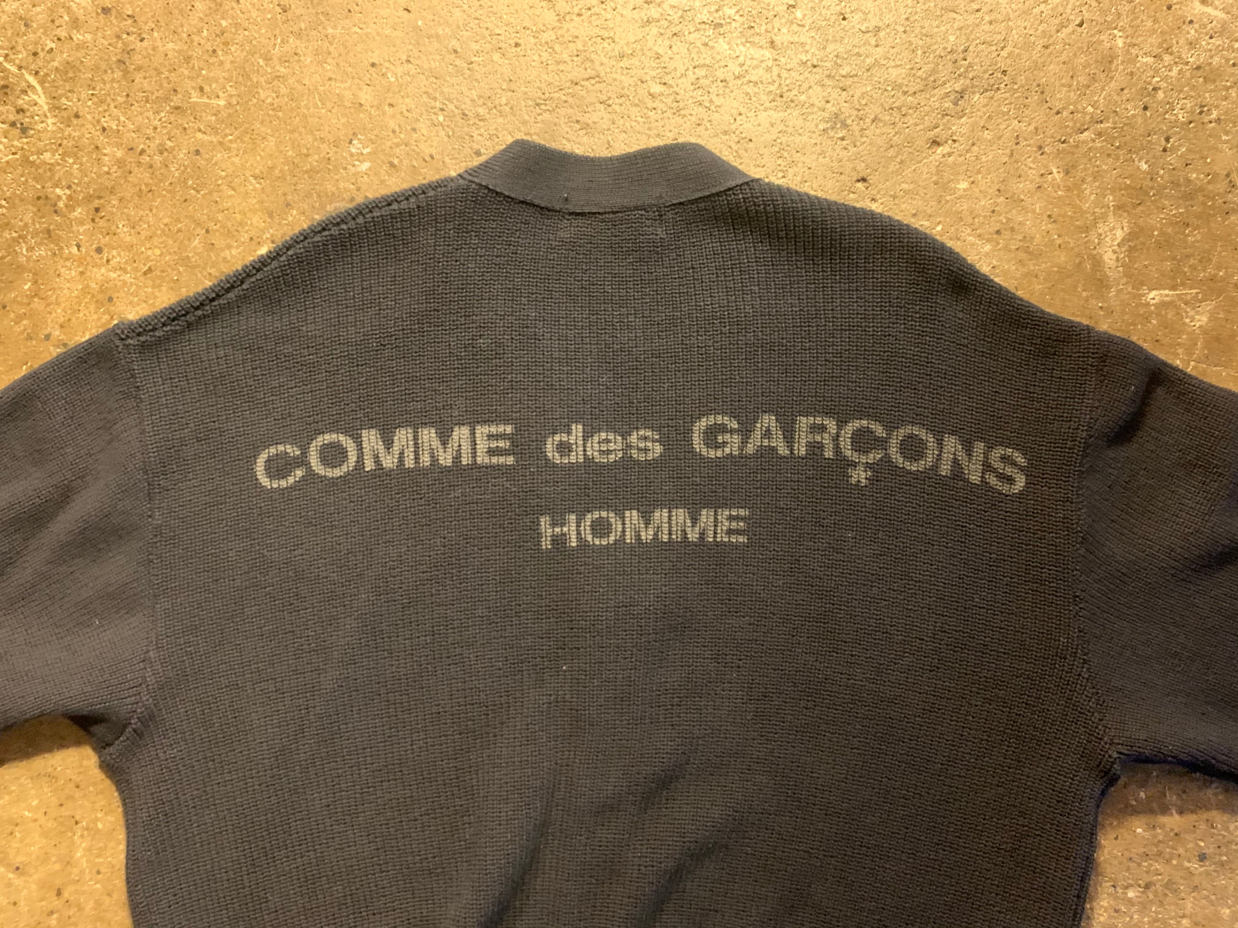 COMME des GARCONS HOMME 80S バックロゴカーディガン | DonDonDown