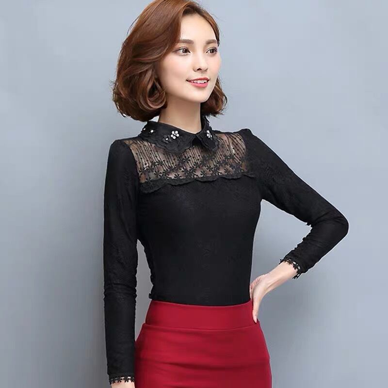 レディース トップス ブラウス シャツ 大きいサイズ 花柄 レース 無地 長袖 きれいめ フェミニン 姫系 ゴスロリ ガーリッシュ コーデ ファッション 可愛い セクシー ガーリー デート こなれ感 Tsumugustore