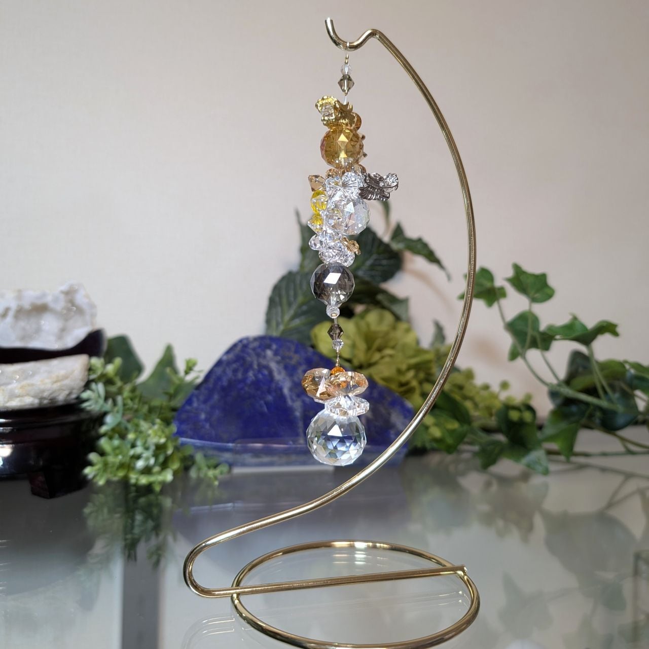 サンキャッチャー 双龍舞 スタンド付 | Lapisgarden