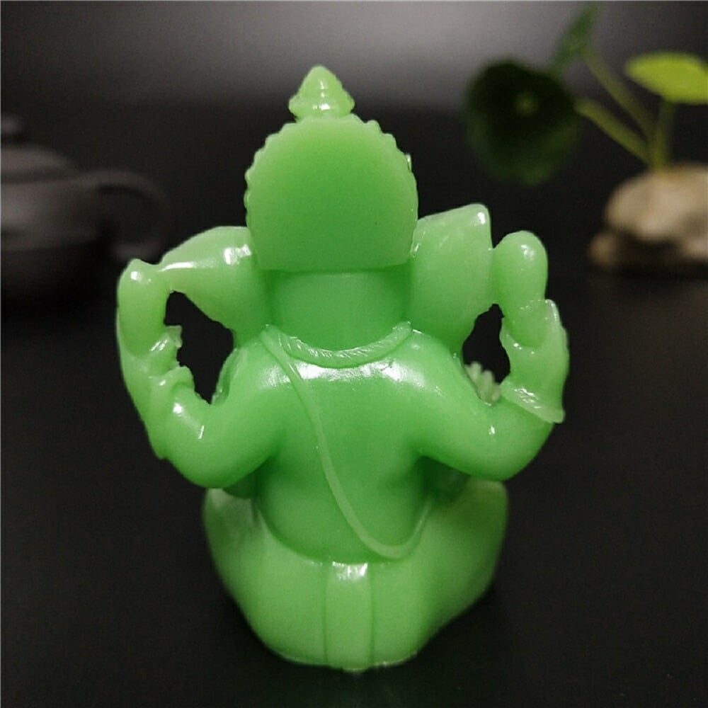 ガネーシャの置物(翡翠)