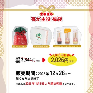 2026年　苺が主役　福袋