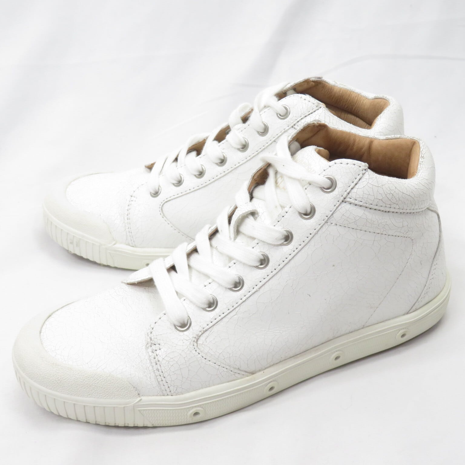 SpringCourt CLAY クラックドレザー スニーカー size37/スプリング