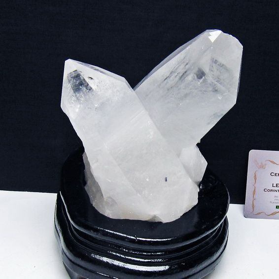 水晶 クラスター 原石 クォーツインクォーツ 台座付属 ブラジル ミナスジェライス州 コリント産 レムリアンシード 一点物 182-8077