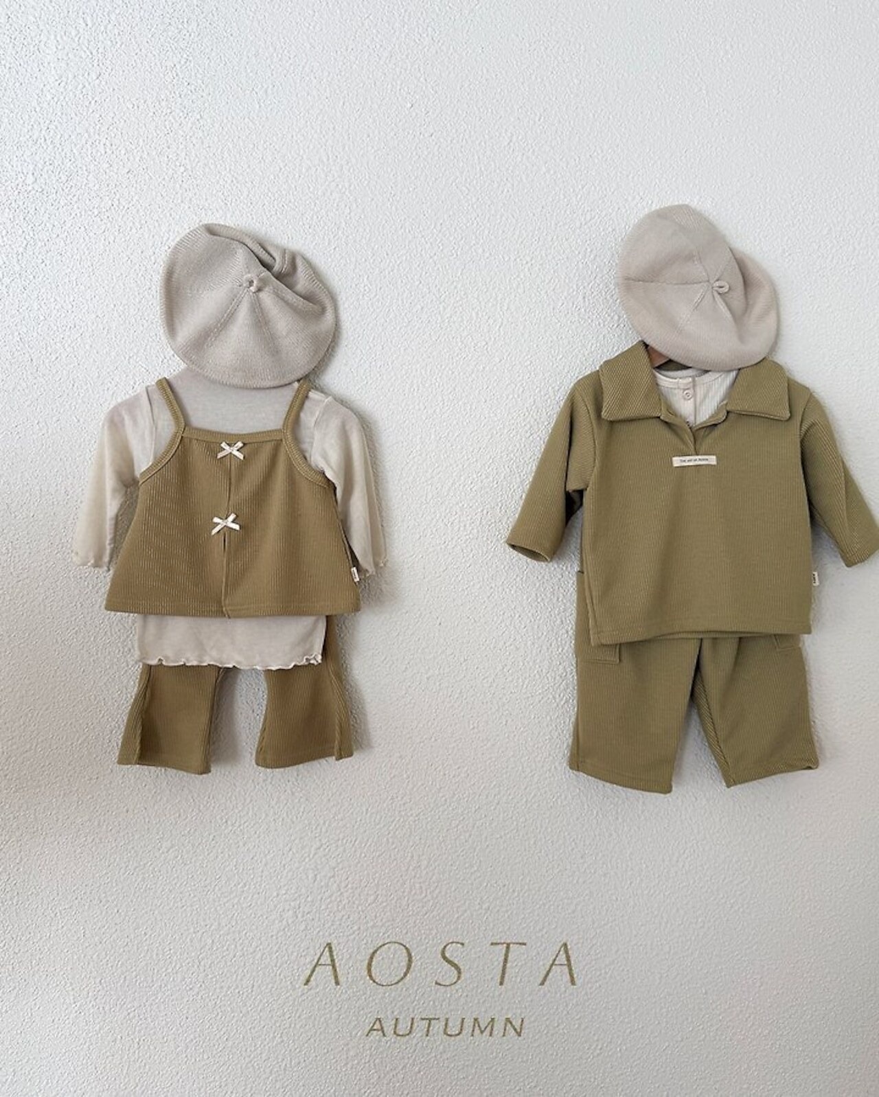 韓国子供服 / 26Autumn / Aosta / モルモルパンツ / 秋服 *S~XXL*