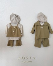 韓国子供服 / 26Autumn / Aosta / モルモルパンツ / 秋服 *S~XXL*