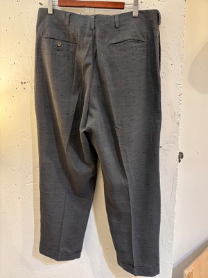 【MEN'S】50's charcoal gray black splash slacks