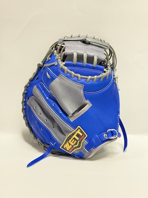 ZETT PROSTATUSｰゼットプロステイタス　michii supreme order 硬式グローブ　ゼットミチイオリジナル　右投げ用　282型　戸柱モデル　ロイヤルブルー/ダークグレー×ダークグレー 画像