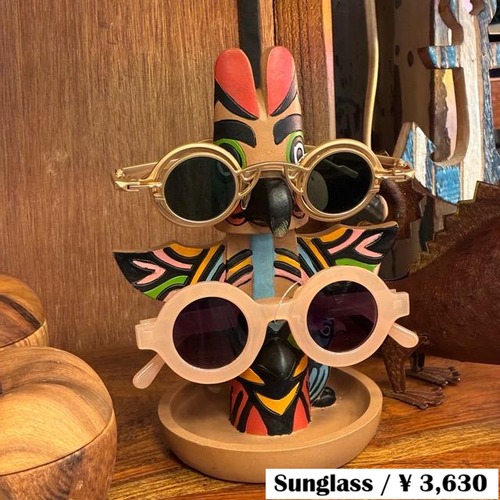 DULTON SCULPTURE POLE DUO Dalton Sculpture Pole Duo Eyeglass Stand/Sunglasses Stand, 2-Tier Totem Pole