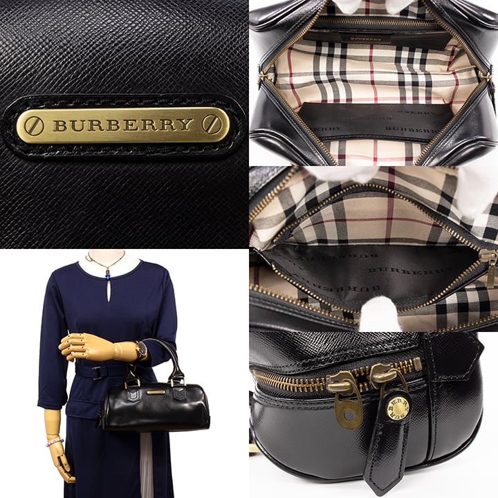 限界価格・送料無料・良品】Burberry・バーバリー・ハンドバッグ(人気
