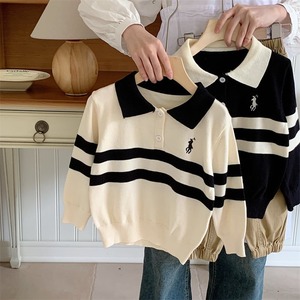【冬作】POLOデザイントップス　全2色