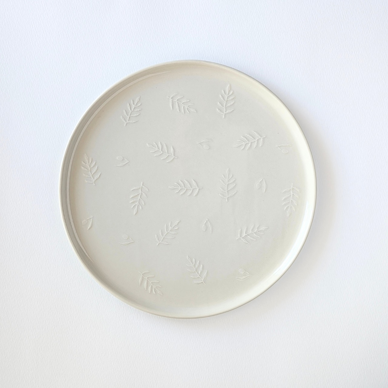 石川智子 フラットプレート | 21㎝ 皿 益子焼 切立 ワンプレート 結婚