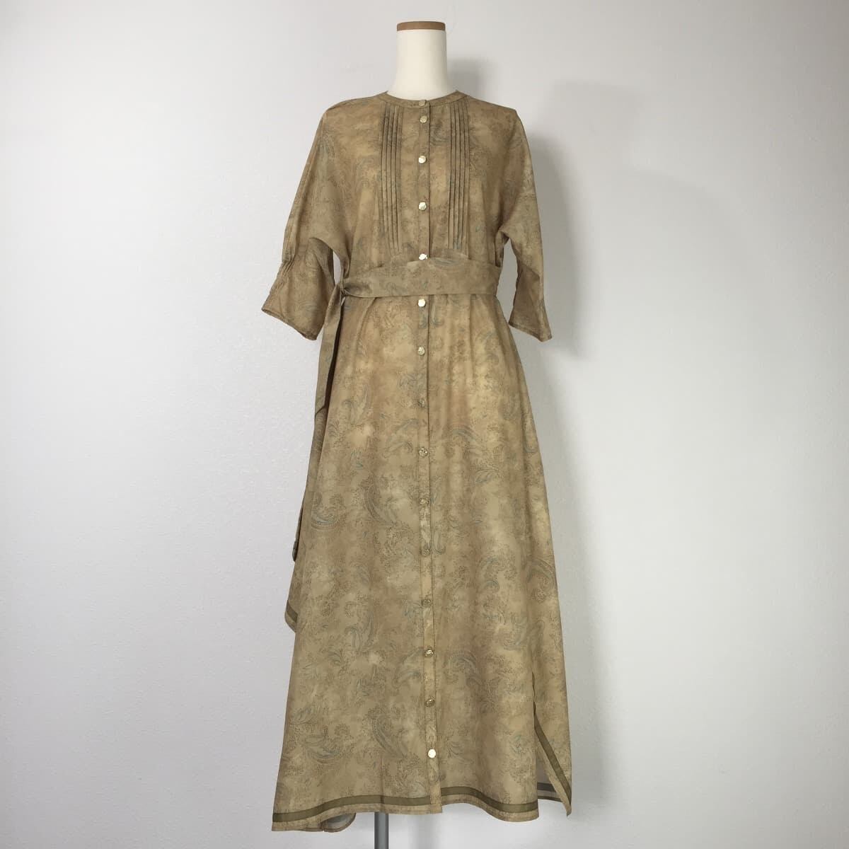 21ss Ameri Vintage アメリヴィンテージ Medi Phoebe Scarf Dress ヘムワンピース ペイズリー柄 ベルト 変形 フクル ファッションブランドユーズドセレクトショップ