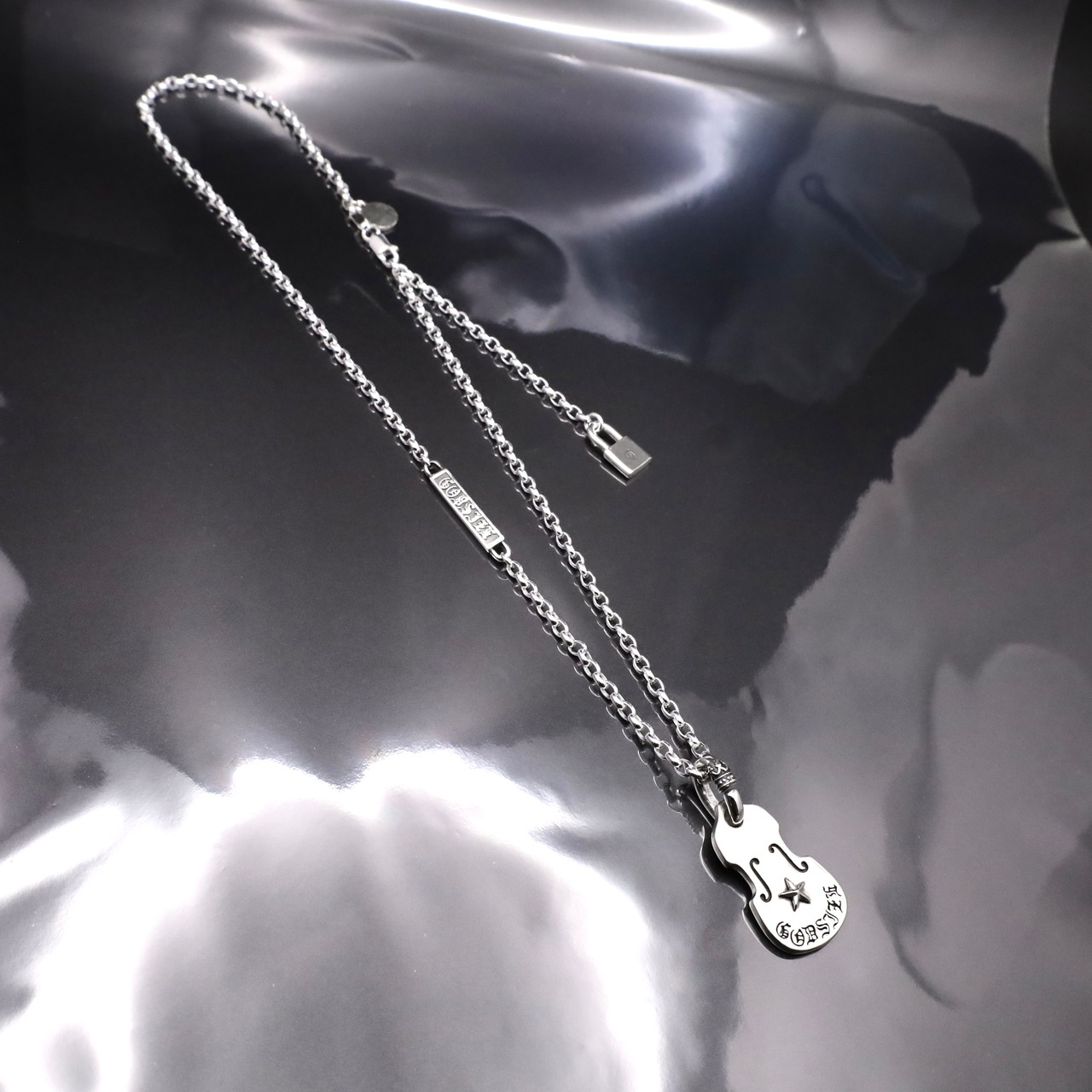 BASS #1 with GODSIZE® I.D. TAG NECKLACE / ベース#1ゴッドサイズ® I.D.タグネックレス