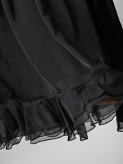 BEATRICE(サテン＆裾シアーブラウス）