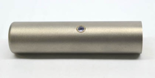 【誕生石チタン印鑑13.5mm丸銀行印】キラリ煌めくbirthstone付
