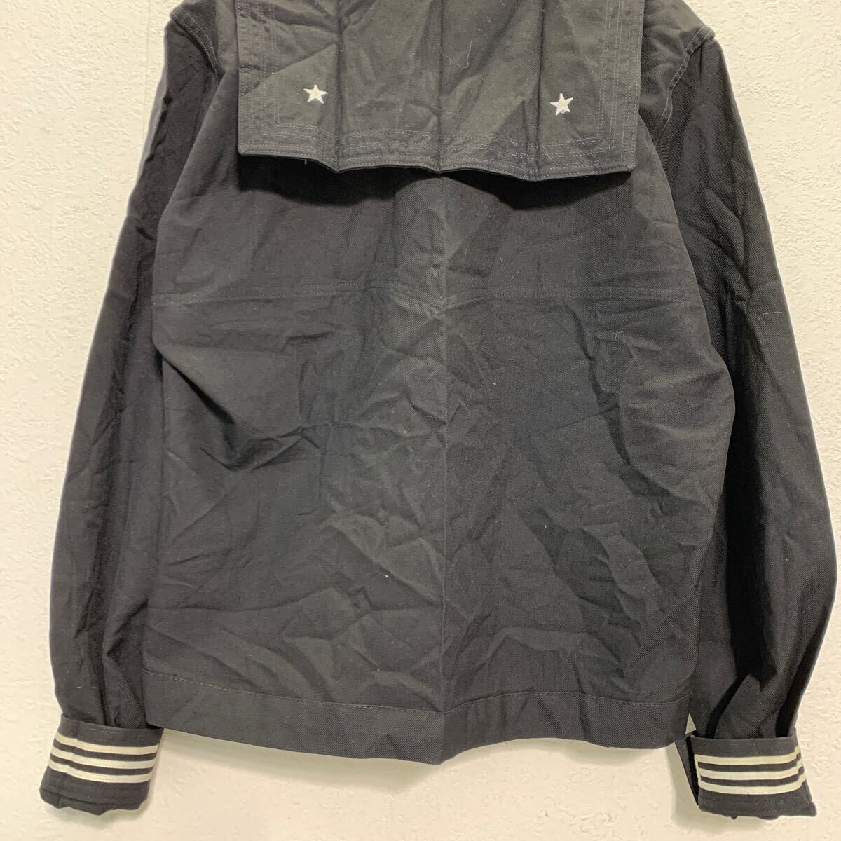 DSCP U.S.NAVY セーラージャケット 48L ブラック ミリタリー B.D.U
