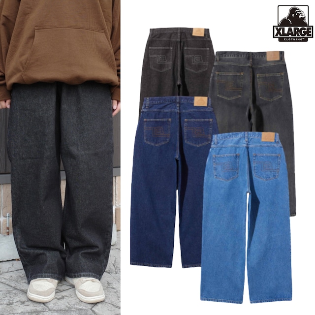 【XLARGE】LA STITCH WIDE LEG DENIM PANTS 【エクストララージ】