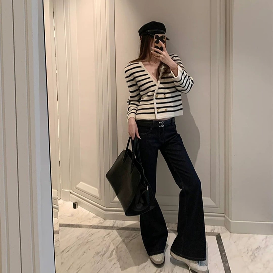 Striped cardigan 260808
