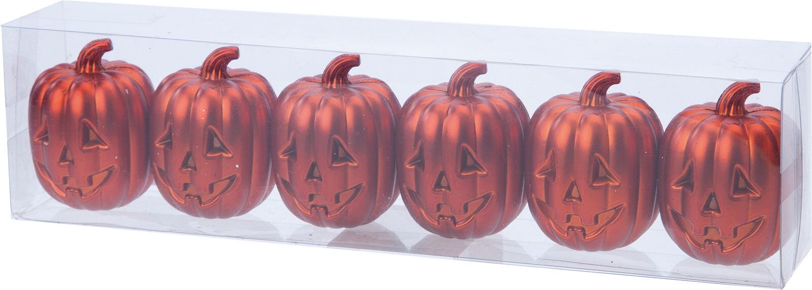 パンプキンボール６Ｐ　イエロー系　HW-1550　4961823782213　ハロウィン雑貨 > ポピーオリジナル