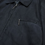 fake suede jacket black