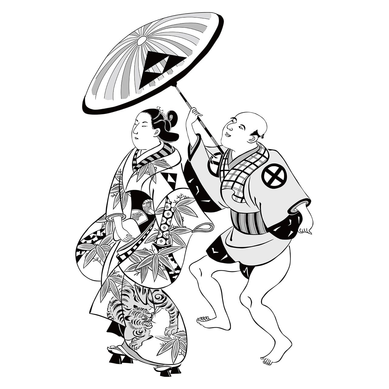 男性＆女性 その11 | 浮世絵素材専門店 KIMASA